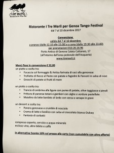 TRE MERLI MENu